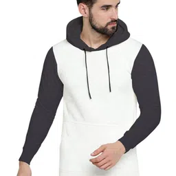 BEYOU FASHION Men Colourblocked Hooded Sweatshirt-picture-39