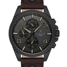 Daniel Klein Exclusive Men Round Dial & Leather Straps Analogue Watch DKX.1.13640-2-picture-36