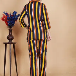 KALINI Striped Shirt & Trouser Co-Ord Set image 5