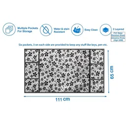 The Furnishing Tree Grey Plastic Refrigerator Cover image 5