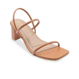 GLAMAURA Women Strappy Block Sandals image 2