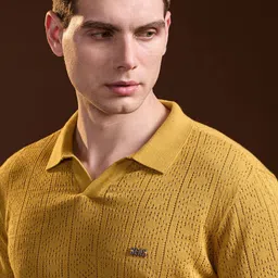 THE BEAR HOUSE Men Polo Collar Slim Fit T-shirt image 2