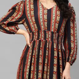 Vastani Enterprise Women Crepe Anarkali Kurta image 3
