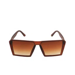 BAYBERRY Unisex Brown Lens & Brown Square Sunglasses with image 2