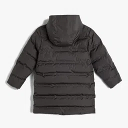 Koton Boys Hooded Solid Puffer Jacket image 3