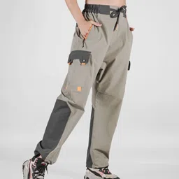 BOMBAY TROOPER Women Relaxed Easy Wash Quick-Dry Stretchable Joggers image 1