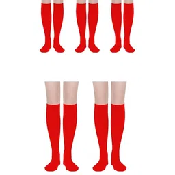 MUKHAKSH Women Red Socks-picture-37