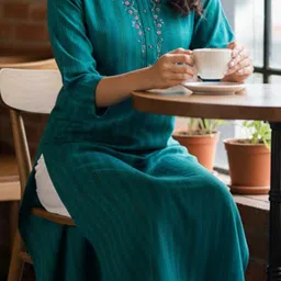 AADVIKA Women Embellished Kurta image 2