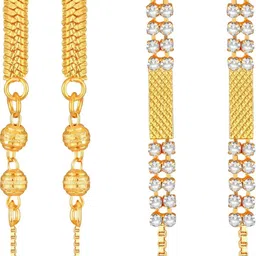 VIVASTRI Women Gold-Plated Alloy Earrings-picture-13
