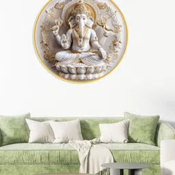 Livin'luxe White MDF Religious Wall Paintings image 2
