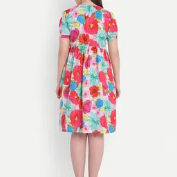 GAB Print Puff Sleeve Empire Dress image 4