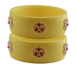 Vidhya Kangan Women Beige Bangle-picture-11