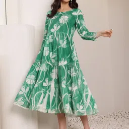 DressBerry Floral Print Fit & Flare Dress-picture-20