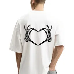Fashnobic Men Graphic Printed Round Neck Cotton Oversized T-shirt-image-60
