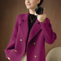 StyleCast Women Spread Collar Pea Coats-image-76