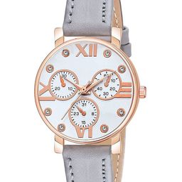 CSAMON Women Embellished Dial & Straps Analogue Watch C36RG MINAWH GREY Leather-picture-21