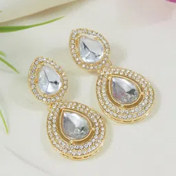 I Jewels Contemporary Drop Earrings-picture-39