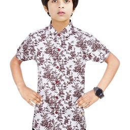 MADE IN THE SHADE Unisex Kids Floral Printed Casual Shirt-picture-46
