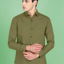 Fibermill Men Slim Fit Opaque Casual Shirt-picture-34