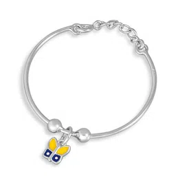 Tuanz Silver Jewelry Kids Pack Of 2 925 Silver Rhodium-Plated Bangle-Style Bracelet image 4