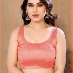 HERE&NOW Pink Printed Poly Georgette Sarees image 2