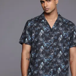 Louis Philippe Jeans Slim Fit Floral Printed Casual Shirt-picture-31
