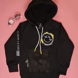 V-Mart Boys Printed Hooded Pullover Sweatshirt-image-44