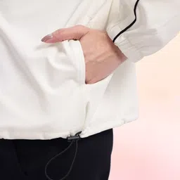 HRX by Hrithik Roshan Mock Collar Running Sporty Jacket with Contrast Piping image 5