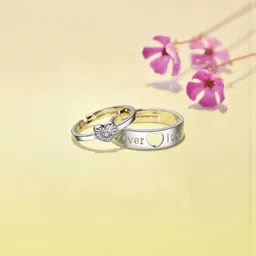 Teeragaj Set Of 2 cubic zirconia Stone-Studded Adjustable Finger Ring-image-23