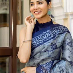 SANISA Batik Handloom Saree image 5