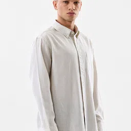 Snitch Men Classic Fit Vertical Striped Button-Down Collar Casual Shirt image 5