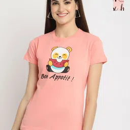 Dreambe Women Typography Printed T-shirt-picture-12