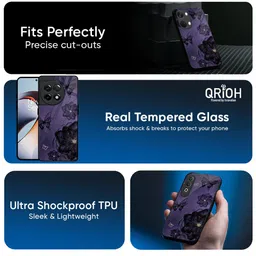 QRIOH Floral Printed OnePlus 13R 5G Back Case Mobile Accessories image 4