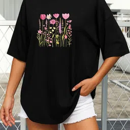 SZN Women Floral Printed T-shirt-picture-17