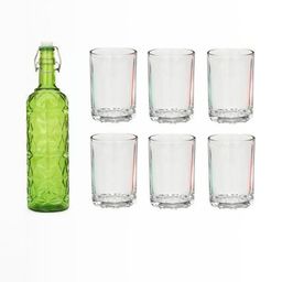 SOMIL Green Glass Airtight Can Bottle-picture-0