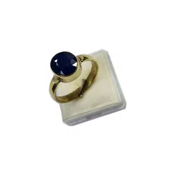 RAVIOUR LIFESTYLE Gold-Plated & Blue Alloy Pearls Finger Ring-image-49