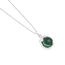 SANAA CREATIONS Silver-Plated Circular Pendants with Chains-picture-13