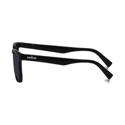 Dervin Unisex Black Lens & Black Square Sunglasses with image 3