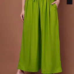 Valles365 by S.C. Women Set of 2 Flared Ethnic Pocket Palazzos-picture-40