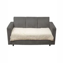 Fashion Throw Beige Velvet 1 Piece Sofa Cover-picture-22