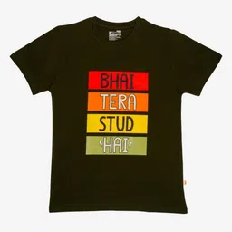 Bodycare Boys Typography Printed Round Neck Cotton T-Shirt-picture-24