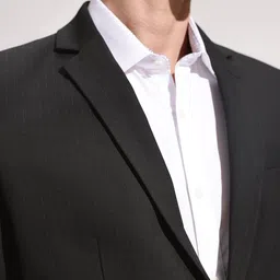 INVICTUS Slim Fit Striped Notched Lapel Single Breasted Formal Blazer image 2