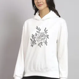 SZN Women Printed Hooded Sweatshirt image 5