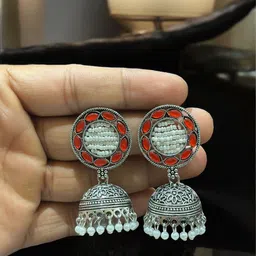 ANTICO Circular Jhumkas Earrings image 5