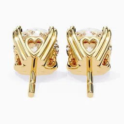 VALANOVA BIS Hallmark 14KT Yellow Gold Diamond Studded Earrings- 2.05 gm image 2