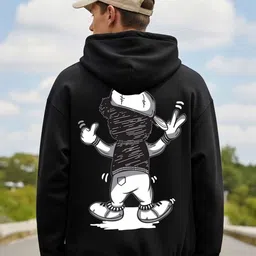Manlino Men Graphic Printed Hooded Sweatshirt-picture-36