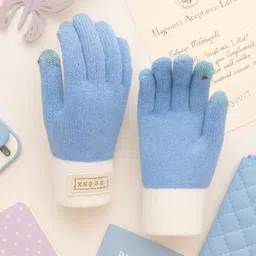 LOOM LEGACY Women Touchscreen Woollen Gloves-picture-30