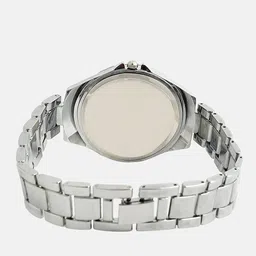 HAUTE SAUCE by Campus Sutra Women Crystalized Round Watch Metallic Silver AW25_HSWC1254 image 5