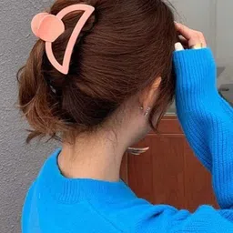 GOWRI TEX Girls Set of 12 Half Moon Shape Hair Claw Clip image 4