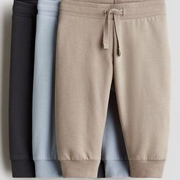 H&M 3-Pack Cotton Joggers-picture-56